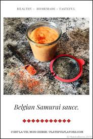 Samurai Sauce Or How To Have Your Fries In Belgian Style Steemit Sauce Mayonaise Recipe Belgian Food