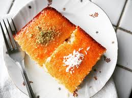 To make this orange cake with semolina flour, you will only need a few ingredients. Revani Semolina Cake Soaked In Syrup Sweeeeeet My Dear Kitchen In Helsinki