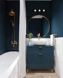 Cool and soothing blue is a natural fit for the bathroom. Top 50 Best Blue Bathroom Ideas Navy Themed Interior Designs Homeremodeling Blue Bathroom Bedroom Design Room Interior