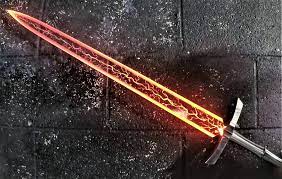 Straight Ripper Blade For Star Wars Jedi Sith Broadsword Etsy Lightsaber Design Custom Lightsaber Cool Swords