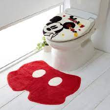 ミッキーのトイレマット かわいくないはずがない トイレマット トイレ