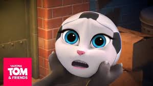 TALKING TOM cat RUNNING FOR the GOLD #91 Zombie Ben FRIENDS COMPETITION  Angela Hank ginger