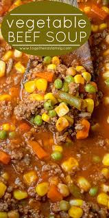 Vegetable Beef Soup In 2020 Soup With Ground Beef Beef Soup Recipes Vegetable Soup Recipes