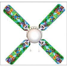 888 Cool Fans 42 Pooh At The Park 4 Blade Ceiling Fan Light Kit Included Wayfair