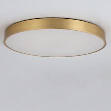 Gold flush mount ceiling lights 2021. 40cm Led Ceiling Light Basic Style Nordic Gold Flush Mount Lights Modern Brass Metal 110 120v 220 240v Christmas Decoration 2021 Us 140 65 Bedroom Light Fixtures Brass Ceiling Light Modern Light Fixtures Bedroom