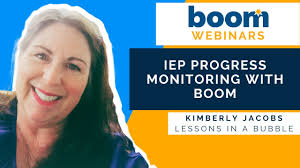 IEP Progress Monitoring with Boom by Kimberly Jacobs (Lessons in a Bubble)