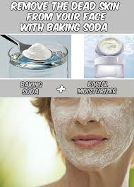 Remove The Dead Skin From Your Face With Baking Soda Dry Skin On Face Skin Care Remedies Acne Flaky Skin On Face