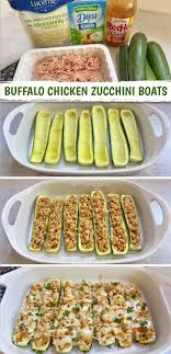 Easy Buffalo Chicken Zucchini Boats Recipe In 2020 Chicken Zucchini Recipes Low Carb Breakfast Recipes