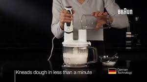 Kneading Dough Braun Multiquick Hand Blender Kneads Dough Food Processor Recipes Kneading Dough Culinary Basics