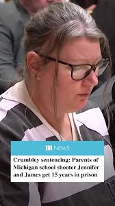 🚨BREAKING: James and Jennifer Crumbley have each been sentenced to 10 to  15 years in prison for their role in their son's school shooting. They have  become the first parents to ever be convicted over ...
