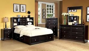 Fabulous queen bed frames with storage, title: Furniture Of America Yorkville Espresso Queen Four Piece Platform Bed Set Cm7059q 4pc Esencia Home Furnishing Bakersfield Ca