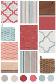 Decorating Ideas Cottage Color Board Coral Aqua Coral Aqua Coastal Colors Coastal Decor
