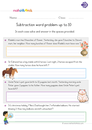 The word problems are listed by grade and, within each grade, by theme. Maths Worksheets For Grade 1 Word Problems Word Problems Worksheets And Online Exercises This Page Contains Level C Problems For 3rd Graders Dilapiimomo