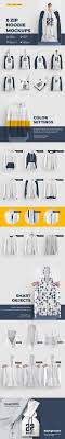 Download 8 Zip Hoodie Mockups Subject In Apparel Mockups On Yellow Images Creative Store