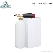 2018 City Wolf High Pressure Snow Foam Lance With 1 4 Quick Connector Disinfection Car Cleaning Equipment Accessor Car Cleaning Car Washer Cleaning Accessories