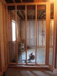 Blocking for wall framing are short pieces of 2 by 4 that you install between two joists of the basement ceiling. How To Finish A Basement Bathroom Before And After Pictures