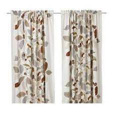 Ikea Stockholm Blad Window Curtains 57x98 Brown Leaf Leave Window Ikea Stockholm Leaf Curtains Ikea Curtains