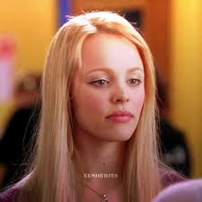 Regina George Wearing A Denim Skirt