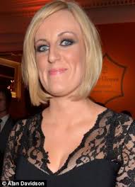Steph McGovern, seen at an awards ceremony in April, told her Twitter followers the outfit followed site safety rules - article-2349615-1A895FDA000005DC-435_306x423