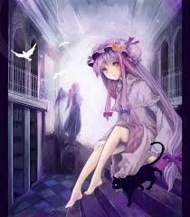 touhou project patchouli knowledge artwork by pixiv id 185854 東方 かわいい 女 イラスト パチュリー