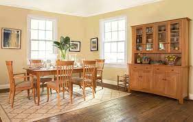 This indian styled table includes some decorative, turned accents on its. Andrews Natural Cherry Dining Furniture Set Vermont Woods Studios