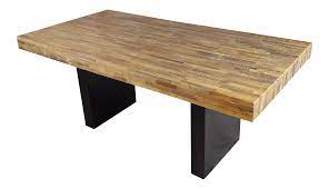 Here at country lane furniture we continue to offer a huge selection of rustic farmhouse and as well as modern dining tables. 1970s Vintage Butcher Block Style Dining Table Chairish
