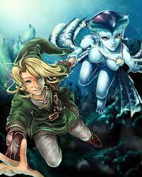 Amazing Princess Ruto and Link Artwork - Zelda Dungeon