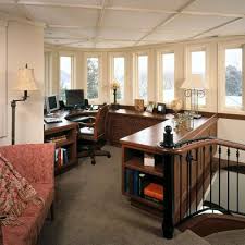 This spacious loft home office provides a light, airy and comfortable place to work. Home Office Design Ideas Pictures Remodels And Decor Traditional Home Offices Home Office Design Home
