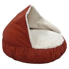Arlee Home Fashions Canine Creations Burrow Pet Bed Lacquer Red Pet Bed Cool Dog Beds Dog Bed
