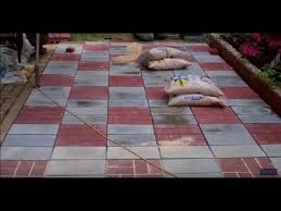 Simple stone patio and chair ideas. Creating A Stone Patio Youtube