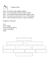 28 Images Of Cinquain Poem Template Printable Bosnablog Regarding Cinquain Poem Template Poetry For Kids Poem Template Homeschool Poetry