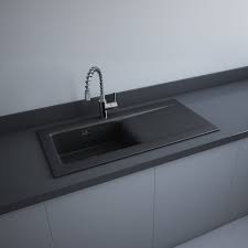 The basin is not covered by cabinets. Rak Dream 2 Matt Black 504 Rak Ceramics