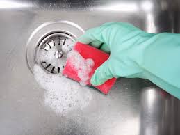 how to clean a stainless steel sink