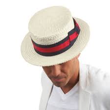 Mens Straw Boater Hat Skimmer Size S M L Xl Xxl Sailor Barbershop Scala New Mens Hats For Sale Straw Boater Boater Hat