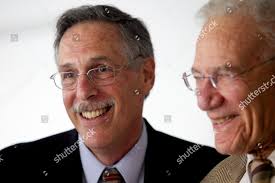 Mit Professor Economics Peter Diamond Left Editorial Stock Photo