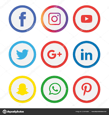 baixar conjunto de icones de midias sociais logo vetor illustrator facebook instagram whatsapp ilust icones redes sociais icones sociais midias sociais icones redes sociais