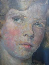 AFTER CATHLEEN MANN BRITISH IMPRSSIONIST GIRL CHILD PORTRAIT