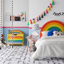 Drew Barrymore S Affordable Kids Home Line Is A 70s Rainbow Infused Dream Kids Bedroom Decor Kid Room Decor Rainbow Room