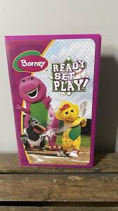 Barney's talent show (2000 lyrick studios classic collection) vhs Barney The Dinosaur Ready Set Play Vhs Etsy