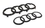 Shop Genuine Audi Black Rings Sets Getaudiparts Com