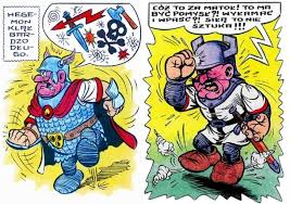 Kajko i kokosz ) es una serie de cómics polacos de janusz christa que debutó en polonia en 1972 y se publicó principalmente hasta 1992. Kajko I Kokosz Hegemon Kontra Kapral By Polskienagrania1990 On Deviantart