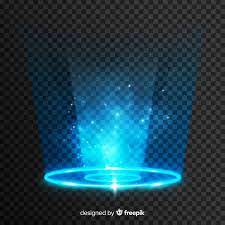 Free Vector Light Portal Effect On Transparent Background Transparent Background Vector Free Light Background Images