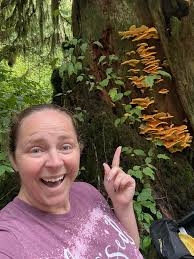 Rainy day in the woods for NHMS walk preparation