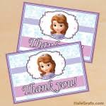 These 4x6 or 5x7 customized invitations are created using your favorite photos and personalized wording. Free Printable Sofia The First Birthday Invitation Pack
