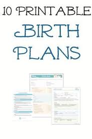 Downloadable Birth Plan Template Free Editable Pin On Pregnancy