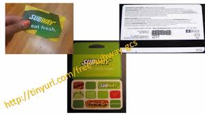 Maybe you would like to learn more about one of these? Free Subway Gift Cards Youtube