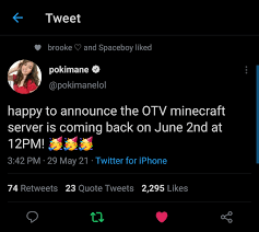 You can lead a full and happy minecraft life just building by yourself or sticking to local multiplayer, but the size and variety of hosted remote minecraft servers is pretty staggering and they offer all manner of new experiences. Otv Minecraft Server Is Officially Coming Back R Offlinetv