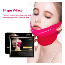 Crazy Lift V Line Lifting Mask Double Chin Reducer Rose Chin