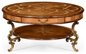 Marble top coffee table pietra dura rare inlay antique mosaic victorian az6032. Satinwood And Marquetry Round Coffee Table Victorian Coffee Tables By Hedgeapple Houzz