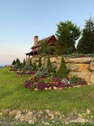 Blue Ridge Mountain Views And Getaway Landscape Design Mountain Landscape Landscaping With Rocks